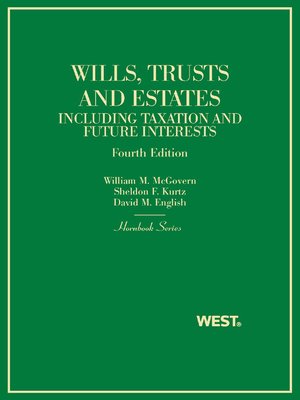 cover image of Wills, Trusts and Estates